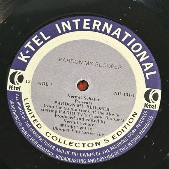 Kermit Shafers Latest And Greatest Super Bloopers Vol 1 Vinyl - Picture 7 of 7